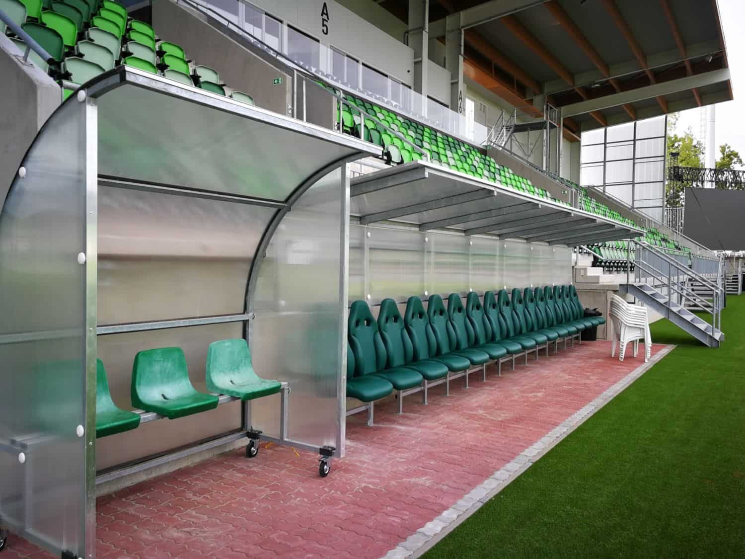 A stadion belső tere